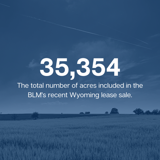 BLM Wyoming lease sale