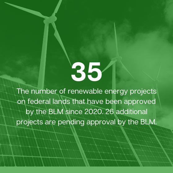 BLM-approved renewable energy projects