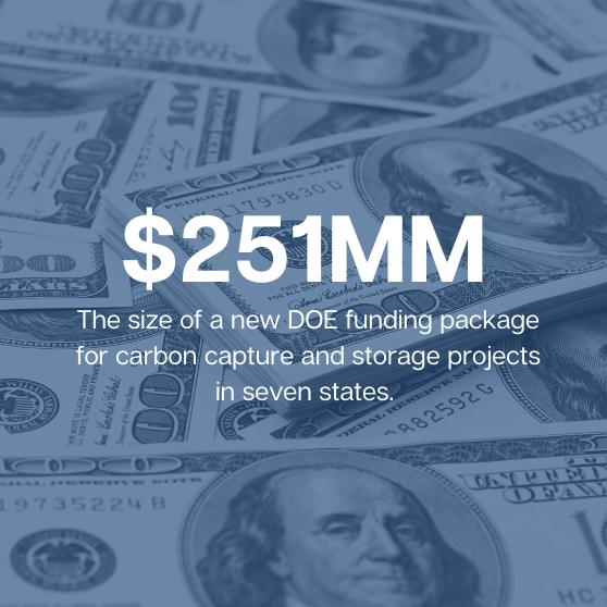 carbon capture and storage funding from DOE
